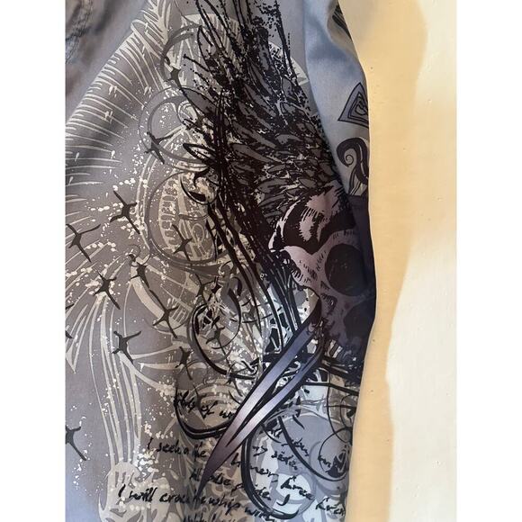 MMA Elite Gray Graphic Board Shorts – Men’s 2XL - Picture 5 of 7